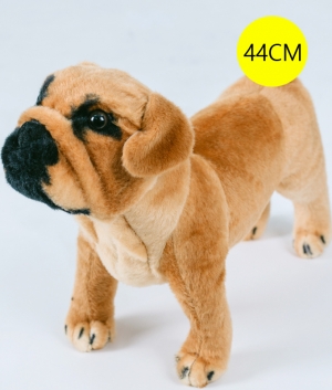 심바토이 진짜같은 강아지인형 불독 44cm